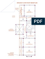 Ground Floor Roof Beam Plan: FB2 FB1