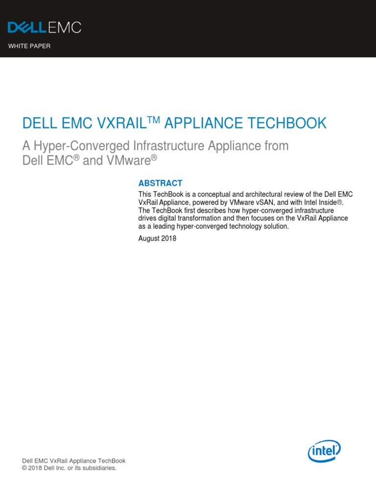 h15104 Vxrail Appliance Techbook PDF | PDF | V Mware | Cloud Computing