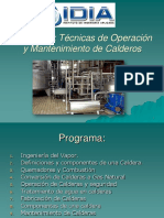 Seminario: Técnicas de Operación y Mantenimiento de Calderos