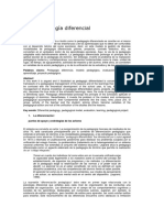 El Modelo de La Pedagogía Diferencial PDF