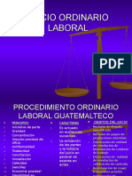 Juicio Ordinario Laboral