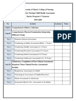 Child Health Assessment