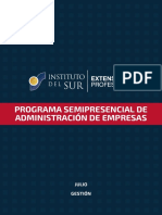 Programa Semipresencial de Administración de Empresas