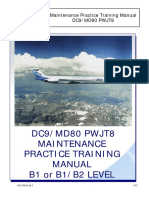 DC9/MD80 PWJT8 Maintenance Practice Training Manual B1 or B1/B2 LEVEL