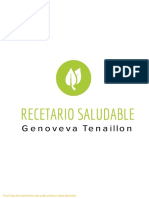 Recetas Saludables Recetario PDF