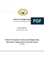 M.tech 1st Year Syllabus