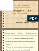 Management, 8/E: Powerpoint Presentation To Accompany Chapter 11 of