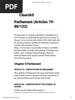 Parliament (Articles 79-88-122) - Clear IAS