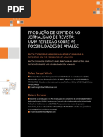 PRODUÇÃO DE SENTIDOS NO JORNALISMO DE REVISTA