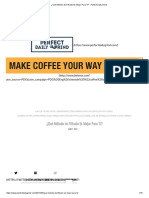 Que Metodo de Filtrado Es Mejor para Ti Perfect Daily Grind PDF