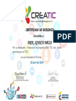 Certificado de Tics PDF