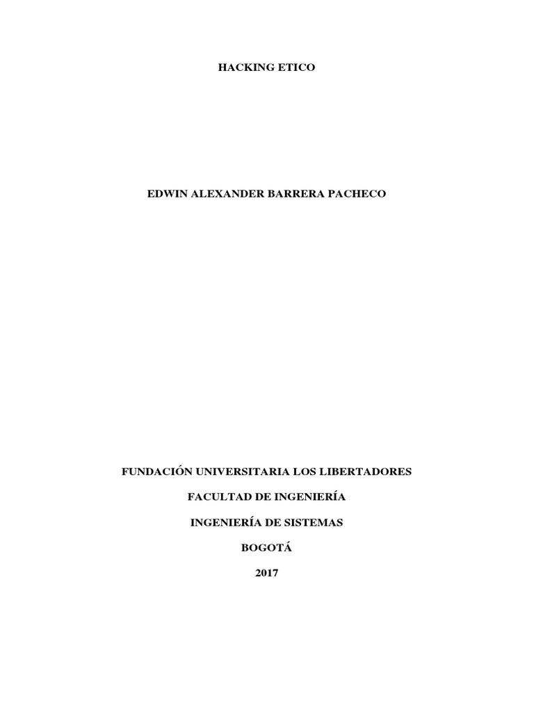 Hacking Etico Edwin Barrera | PDF | Hacker de seguridad | La seguridad ...
