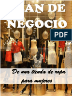 Plan de Negocio de Una Tienda de Ropa para Mujeres | PDF | Marketing |  Fashion