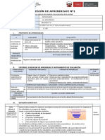 Sesión de Aprendizaje Nº1
