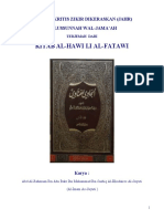Tela'Ah Kritis Zikir Jahr - Kitab Al-Hawi Lil - Al Fatawi Lil Imam As-Suyuti