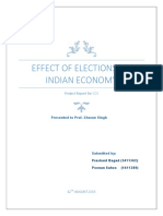 Effect of Elections on Indian Economy