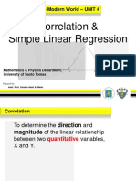 Math Unit 4 - Correlation & Linear Regression