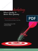 Niche Marketing:: Where Quality Is Better Than Quantity
