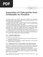 Separacion de Calcopirita y Pentlandita Por Flotacion