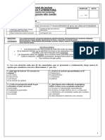 Control de lectura sobre el consumo