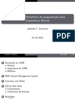 J2ME, Uma Platarfoma de Programa C Ao para Dispositivos M Oveis