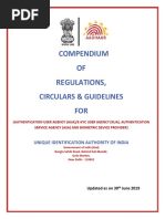 UIDAI Training and Certification Policy 2023 | PDF | Computing ...