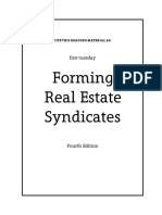 Forming Real Estate Syndicates