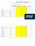 Formato de Conteo Y Clasificacion Vehicular