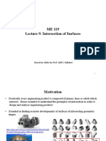 Lecture9 - Intersection of Surfaces