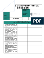 Informe de Revisión Por La Dirección 2