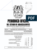 Periódico Oficial del Estado de Aguascalientes
