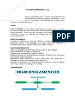 Colchones Amanecer Flex: misión, visión y valores de calidad