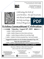 Krishna Janmashtami Celebration at Livermore Hindu Temple