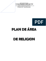 Plan de Área de Religion 2019