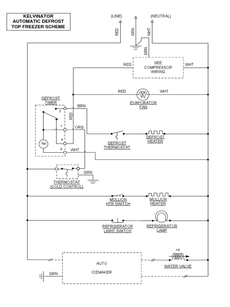 Kelvinator No Frost Wiring Diagram Refrigerator Engineering