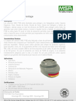 Cartucho Msa Vapores y Gases