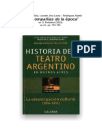 2.1. - Aisemberg, Alicia, Lusnich, Ana Laura - Rodríguez, Martín (2002) "Las Compañías de La Época", en O. Pellettieri (2002) Op - Cit., Pp. 145-162.