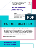 Sintesis de Metanol