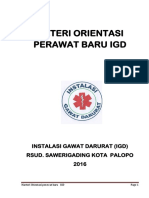 ORIENTASI PERAWAT IGD