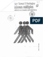 Globalizaciones Multiples. La Diversidad Cultural en El Mundo Contemporáneo