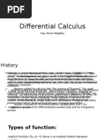 Differential Calculus: Engr. Denver Magtibay