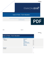 Case in Point - Tumi Valuation: 438965504.xlsx Welcome