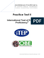 ITEP Practice Test II