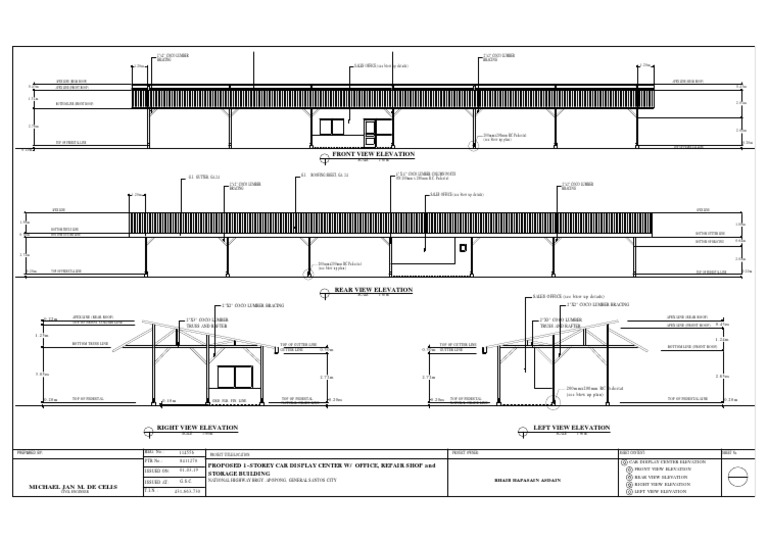 Display Center Elevation PDF | PDF | Architectural Elements ...