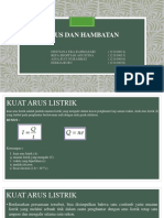 OPTIMASI ARUS DAN HAMBATAN