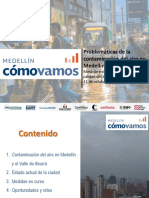 Presentación - Problemáticas de La Contaminación Del Aire en Medellín