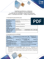 Guía de Actividades y Rúbricas de Evaluación - Paso 3 - Actividad Intermedia Trabajo Colaborativo Dos PDF