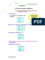 Calculo - Sesion - 07 Derivada de Una Función Compuesta PDF