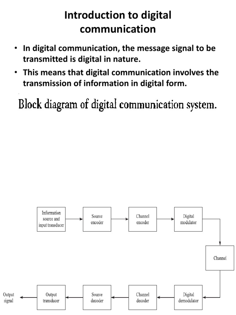 An Overview of Key Concepts in Digital Communication Source Encoding