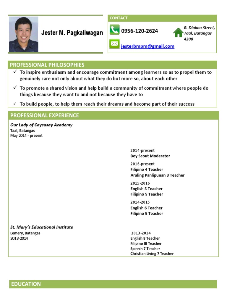 Experienced Educator & Trainer Profile | PDF | Learning | Behavior ...